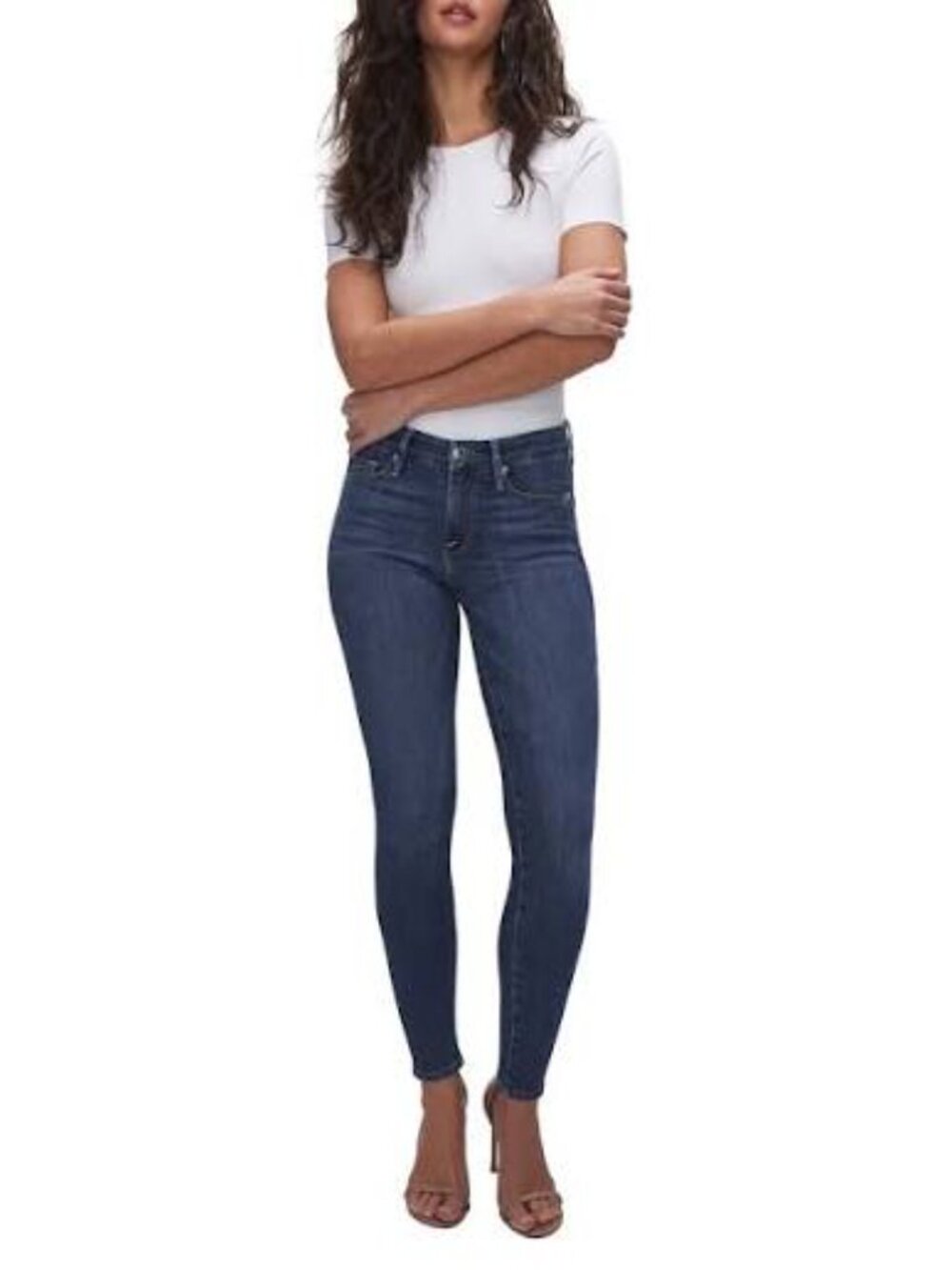 EUC Good American good legs skinny jeans